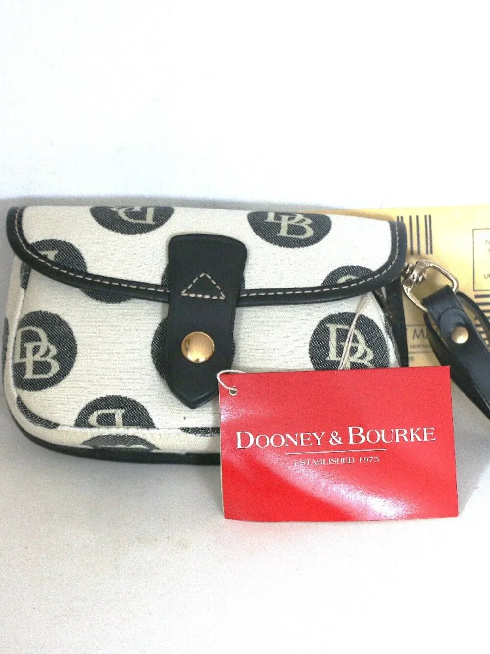 Dooney & Bourke Vintage Flap Wristlet Bag NWT
